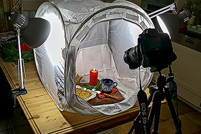 Professionell: Fotoshooting für Testkuchen Nr. 3